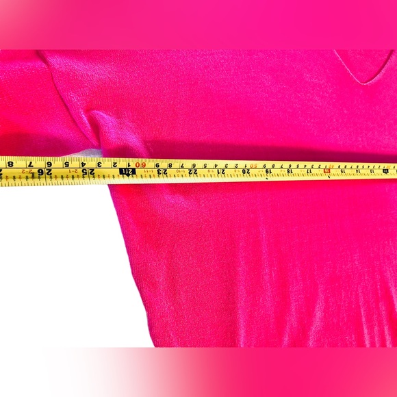 Sz M / L Hot Pink Sweater Tunic - Picture 4 of 5